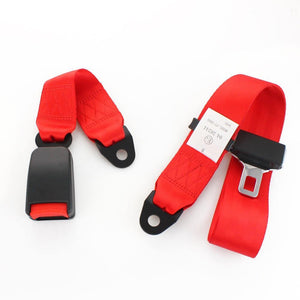 Planet Gates 200000488 Universal 2 Point Car Auto Safety Seat Belt Seatbelt Extender Extension Belt Car Seat Belt Buckle Extender Strap Non-Retractable