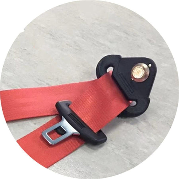 Planet Gates 200000488 Universal Red Car Seat Belts Safety Belt Extender Extension Buckle Adujstable Shoulder Seatbelt Fits Most Car Bus Truc