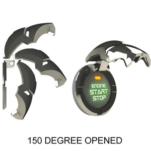 Planet Gates 200000670 Auto Engine Ignition Start Stop Button Ring Circle Cover Iron Man Car Interior Accessories For Bmw E90 F10 F30 F20 Audi A4 B8