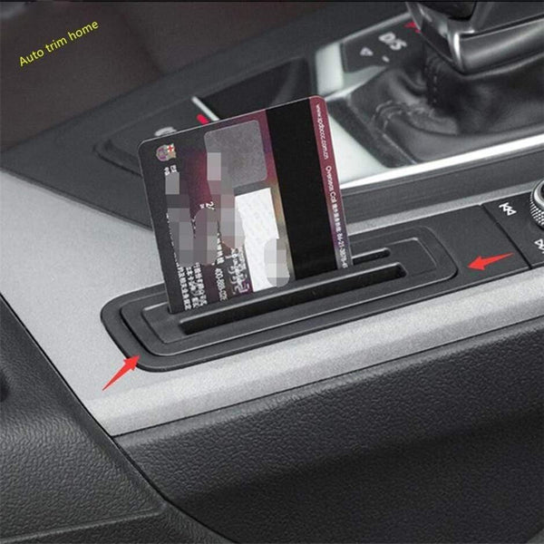 Planet Gates 200000670 Lapetus Center Control Card Storage Bank Card Cover Fit For Audi A4 B9 A5 Sedan Avant Allroad Quattro 2016 - 2020 Auto Accessory