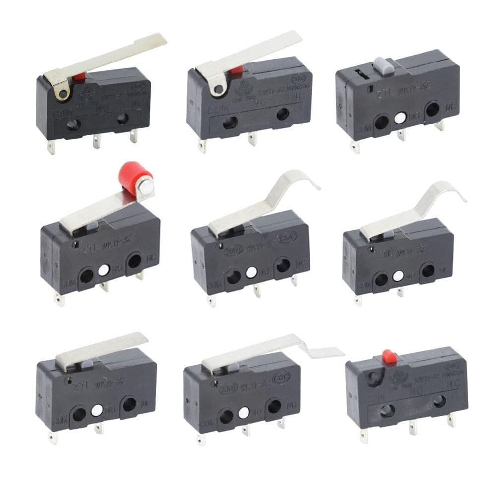 Planet Gates 200001056 10 PCS/LOT Limit Switch 3 Pin/2 Pin High Quality And Long Life All New 5A 250VAC KW11-3Z  Micro Switch Tact Switch On Off