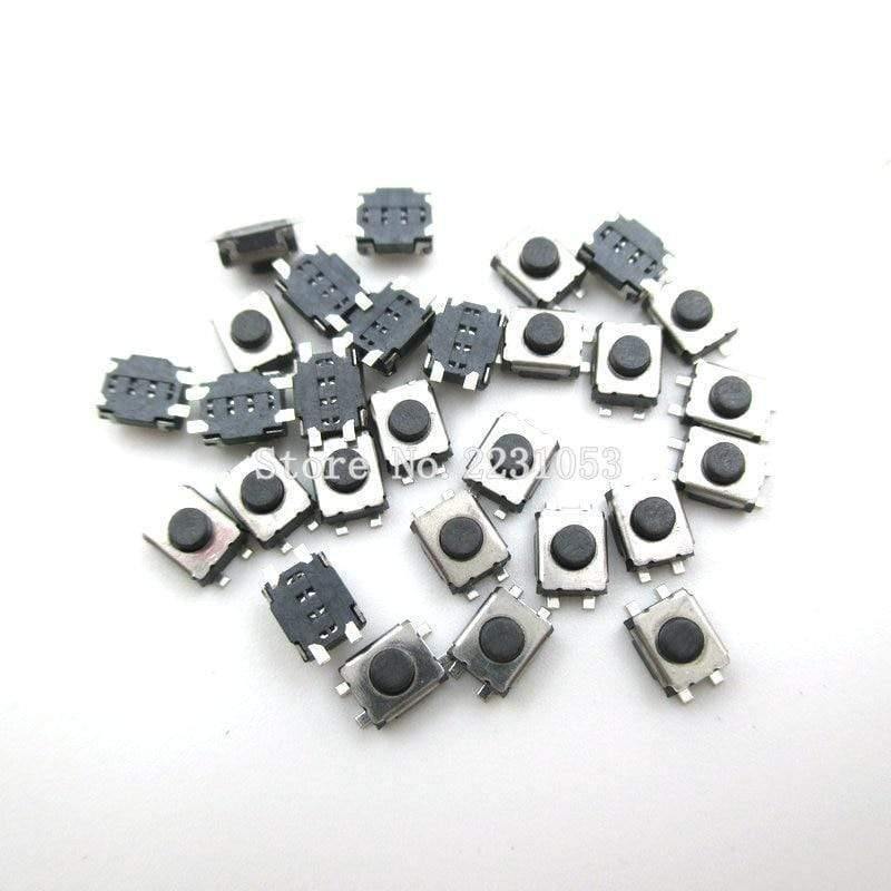 Planet Gates 200001056 100PCS/LOT 3*4*2 Mm SMD Switch 4 Pin Touch Micro Switch Tact Push Button Switches 3x4x2H Mini Buttons