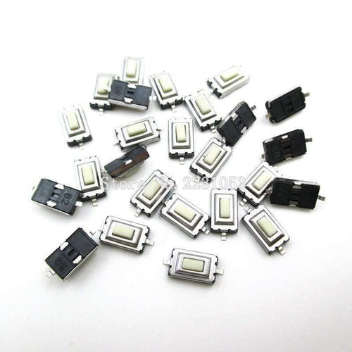 Planet Gates 200001056 100PCS/LOT SMD 3*6*2.5 MM Tactile Tact Push Button Micro Switch Momentary Two Pin For MP3 MP4