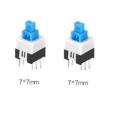 Planet Gates 200001056 10P 7mm No Lock 10Pcs Non-Self-Locking Switch / Self-Locking Switch 5.8*5.8 7*7 8*8 8.5X8.5MM Key Switch Cap Switch