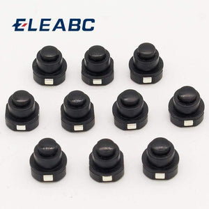 Planet Gates 200001056 10PCS A Lot Flashlight Torch Part Round Push Button Switch Black DC 30V 1A 10mm X 10mm (D*H)