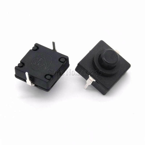 Planet Gates 200001056 10PCS Flashlight Button Switch 1A 30V CB-1212-112D 2Pin Ultra-Thin Middle Of The Feet