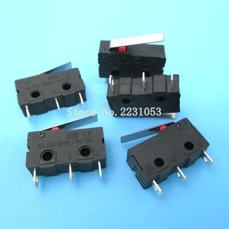 Planet Gates 200001056 10PCS/LOT Limit Switch 3 Pin N/O N/C High Quality All New 5A 250VAC KW11-3Z Micro Switch