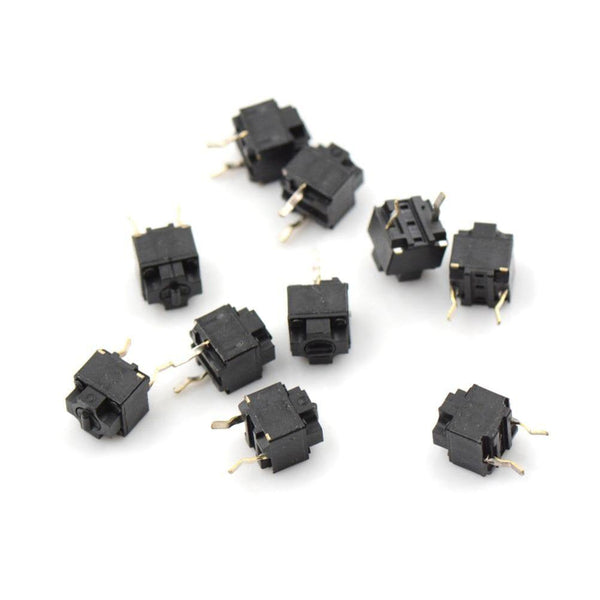 Planet Gates 200001056 10pcs/lot Original Mouse Square Micro Switch Button EVQP0E07K Micro Switch Microsoft Black Spots