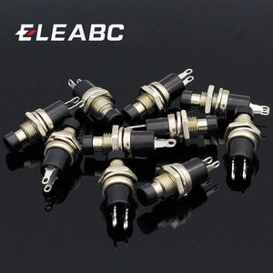 Planet Gates 200001056 10pcs  NO Normally Open Mini Momentary Spring Return Push Button Switches Black