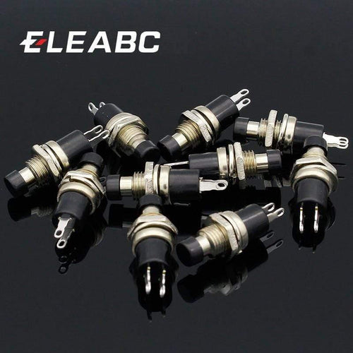 Planet Gates 200001056 10pcs  NO Normally Open Mini Momentary Spring Return Push Button Switches Black