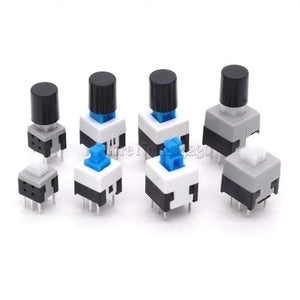 Planet Gates 200001056 10Pcs Non-Self-Locking Switch / Self-Locking Switch 5.8*5.8 7*7 8*8 8.5X8.5MM Key Switch Cap Switch