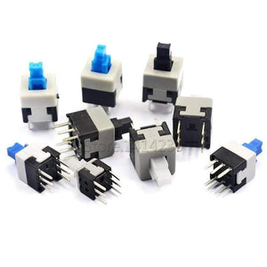 Planet Gates 200001056 10Pcs Non-Self-Locking Switch / Self-Locking Switch 5.8*5.8 7*7 8*8 8.5X8.5MM Key Switch Cap Switch