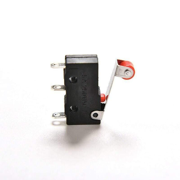 Planet Gates 200001056 10pcs Roller Lever Arm PCB Terminals Micro Limit Normal Open/Close Switch KW12-3