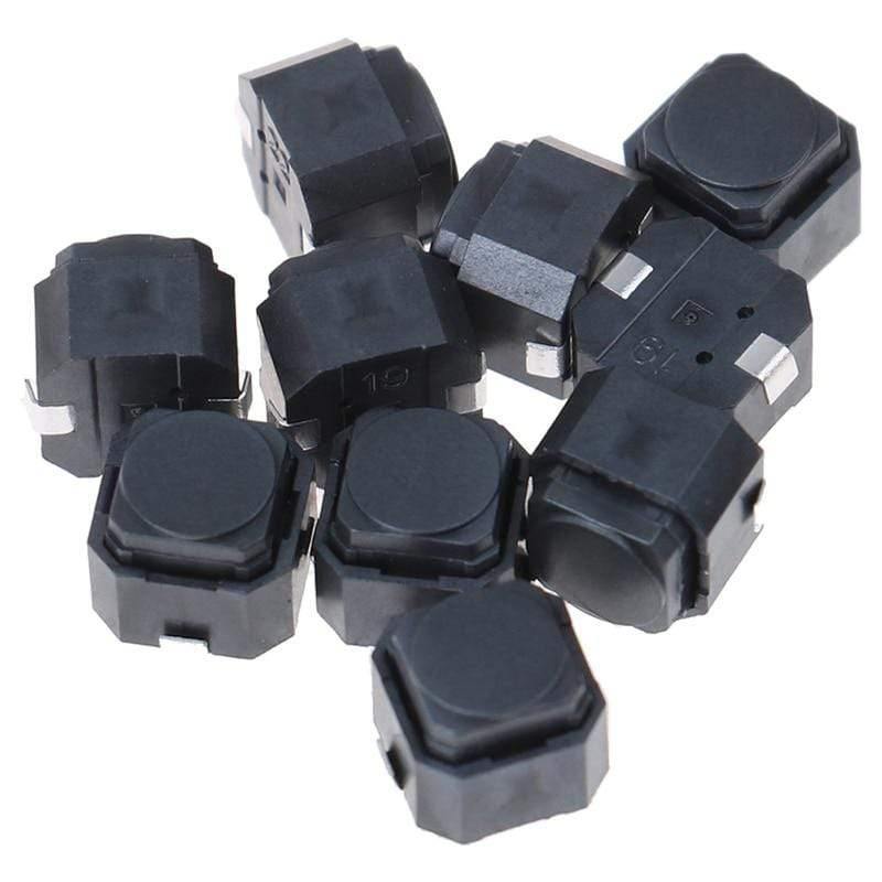 Planet Gates 200001056 10Pcs Silent Tact Switch 6*6*5mm Smd Silicone Button Switch Touch Switch Height 5mm
