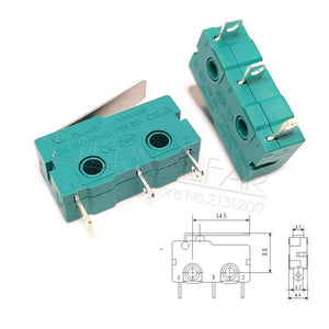 Planet Gates 200001056 16MM handle Hzy Mini  Micro Switch Roller Lever Arm SPDT Snap Action LOT 5A 250V KW4-OZ KW4A NC-NO-C With Pulley 3 Feet Stroke Limit Switch