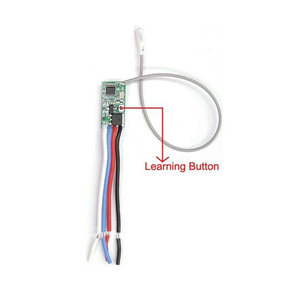 Planet Gates 200001056 1R 433mhz DC 3.6V 6V 12V 24V 1CH Relay Wireless RF Remote Control Switch Module With 4buttons Transmitter Power LED Lamp Light DIY