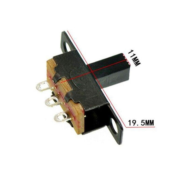 Planet Gates 200001056 20/50pcs/lot Micro Slide Switch 3PIN 2 Position 1P2T ON-OFF Toggle Switch Handle Length 6mm SS12F15VG6 SS12F15VG5