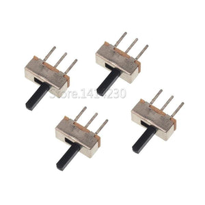 Planet Gates 200001056 20Pcs SS12D00 Interruptor On-off Mini Slide Switch 3pin 1P2T 2 Position High Quality Toggle Switch Handle Length:3MM/4MM/5MM/6MM
