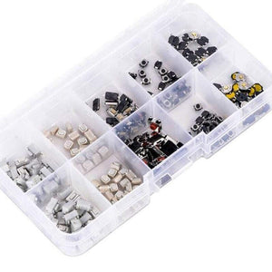 Planet Gates 200001056 250pcs/box 10 Models Car Remote Control Tablet Micro Switch Key Touch Tactile Push Button Component