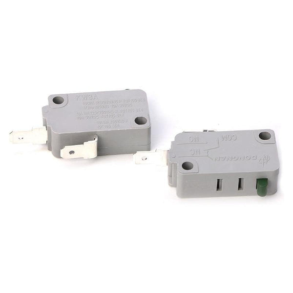 Planet Gates 200001056 2Pcs KW3A Microwave Oven Door Micro Switch 125V/250V 16A Normally Open Switch 19QB