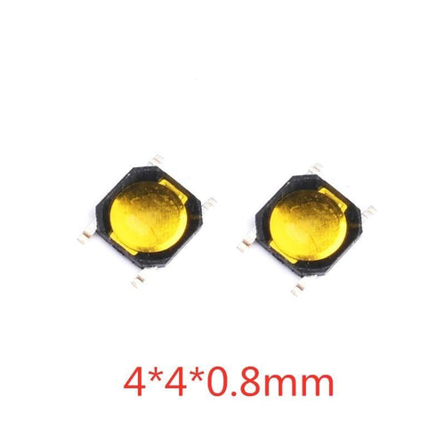 Planet Gates 200001056 4X4X0.8mm 50PCS Tact Switch Silicone Button Micro Switch 3*4*2mm 3x6x4.3mm 2Pin 3x6x2.5mm 4*4*1.5mm SMD 4 Feet