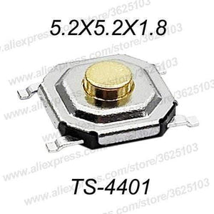 Planet Gates 200001056 4X4X1.8 SMD / QTY 50PCS 50PCS/LOT SMD 4*4*1.5MM~7MM 4X4X1.5MM~7MM 5.2mm X 5.2mm Tactile Tact Push Button Micro Switch Momentary Push Button Copper Head