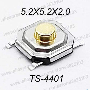 Planet Gates 200001056 4X4X2.0 SMD / QTY 50PCS 50PCS/LOT SMD 4*4*1.5MM~7MM 4X4X1.5MM~7MM 5.2mm X 5.2mm Tactile Tact Push Button Micro Switch Momentary Push Button Copper Head