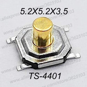 Planet Gates 200001056 4X4X3.5 SMD / QTY 50PCS 50PCS/LOT SMD 4*4*1.5MM~7MM 4X4X1.5MM~7MM 5.2mm X 5.2mm Tactile Tact Push Button Micro Switch Momentary Push Button Copper Head