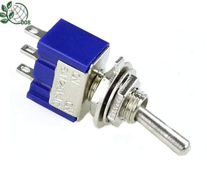 Planet Gates 200001056 5 Pcs MTS-102 AC ON-ON SPDT 2 Position Latching Toggle Switch 6A 125V S Promotion!