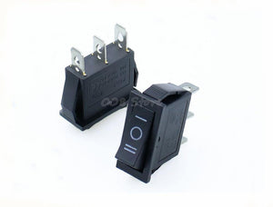 Planet Gates 200001056 5 Pcs X AC 15A 250V /20A 125V 3 Pin SPDT KCD3 ON-OFF-ON 3 Position BLACK Boat Rocker Switch