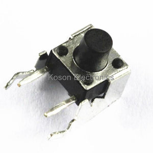 Planet Gates 200001056 50Pcs DIP 6*6*7mm Tactile Tact Push Button Micro Switch Momentary Vertical Push