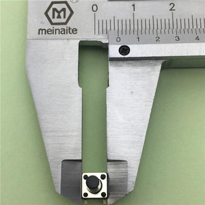 Planet Gates 200001056 50pcs/lot  6x6x12MM 4PIN G95 Tactile Tact Push Button Micro Switch Direct Self-Reset DIP Top Copper Russia