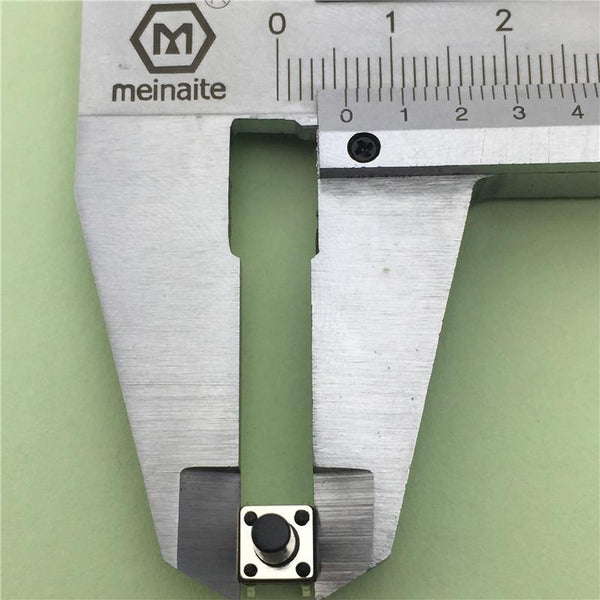 Planet Gates 200001056 50pcs/lot  6x6x12MM 4PIN G95 Tactile Tact Push Button Micro Switch Direct Self-Reset DIP Top Copper Russia