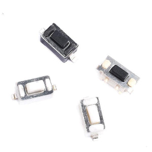 Planet Gates 200001056 50PCS Tact Switch Silicone Button Micro Switch 3*4*2mm 3x6x4.3mm 2Pin 3x6x2.5mm 4*4*1.5mm SMD 4 Feet