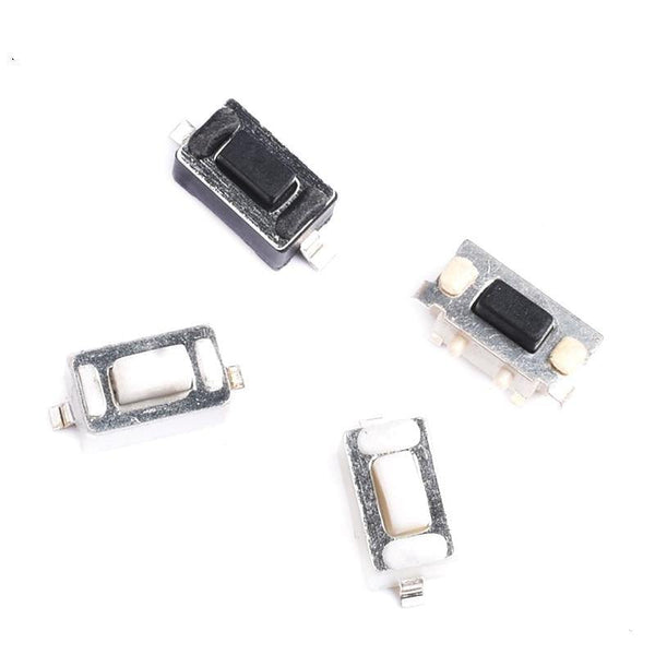 Planet Gates 200001056 50PCS Tact Switch Silicone Button Micro Switch 3*4*2mm 3x6x4.3mm 2Pin 3x6x2.5mm 4*4*1.5mm SMD 4 Feet