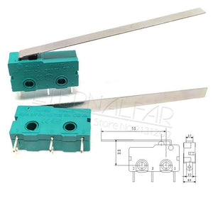Planet Gates 200001056 55MM handle Hzy Mini  Micro Switch Roller Lever Arm SPDT Snap Action LOT 5A 250V KW4-OZ KW4A NC-NO-C With Pulley 3 Feet Stroke Limit Switch