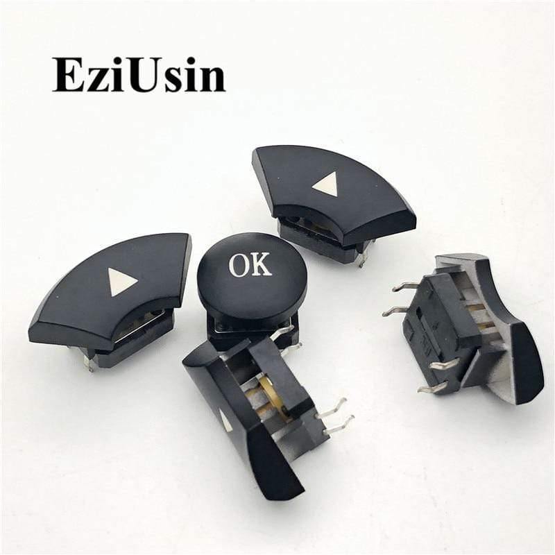 Planet Gates 200001056 5pcs/1set A14 Cap 5 Way Direction Combination Switch B3F-4055 With Arrow OK Button 12*12*7.3 Micro Tactile Tact Taster Schalter