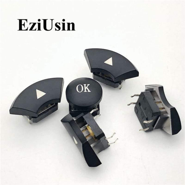 Planet Gates 200001056 5pcs/1set A14 Cap 5 Way Direction Combination Switch B3F-4055 With Arrow OK Button 12*12*7.3 Micro Tactile Tact Taster Schalter
