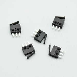 Planet Gates 200001056 5pcs/lot Black Small/micro Switch Camera Switch Reset Detection Stroke Limit Miniature 3-foot Straight Foot Handle Mini