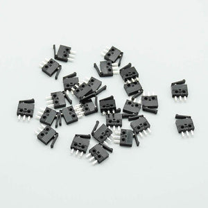 Planet Gates 200001056 5pcs/lot Black Small/micro Switch Camera Switch Reset Detection Stroke Limit Miniature 3-foot Straight Foot Handle Mini