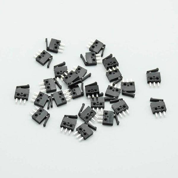 Planet Gates 200001056 5pcs/lot Black Small/micro Switch Camera Switch Reset Detection Stroke Limit Miniature 3-foot Straight Foot Handle Mini