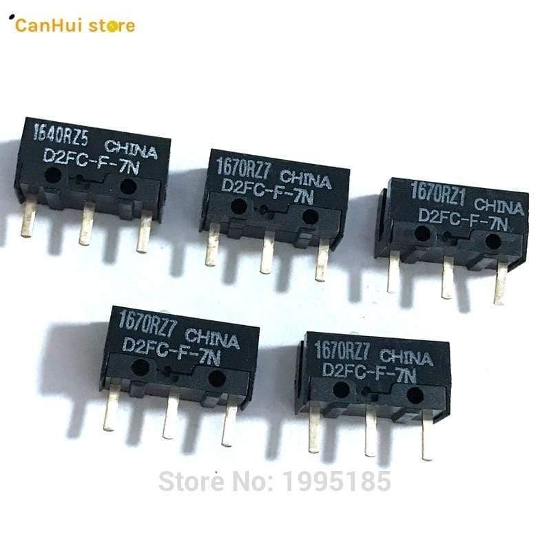 Planet Gates 200001056 5PCS/LOT New Authentic OMRON Mouse Micro Switch D2FC-F-7N Mouse Button Fretting D2FC-E-7N D2FC