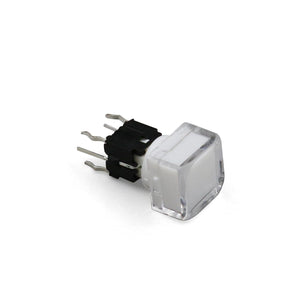 Planet Gates 200001056 5Pcs TS5 Series Square 9.2*9.2mm With LED Momentary SPST PCB Mini Push Button Click Tact Switch