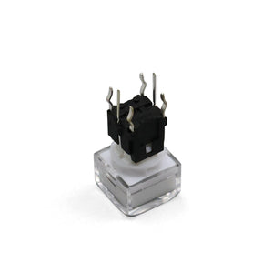 Planet Gates 200001056 5Pcs TS5 Series Square 9.2*9.2mm With LED Momentary SPST PCB Mini Push Button Click Tact Switch