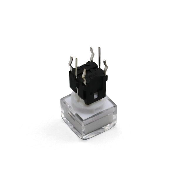 Planet Gates 200001056 5Pcs TS5 Series Square 9.2*9.2mm With LED Momentary SPST PCB Mini Push Button Click Tact Switch