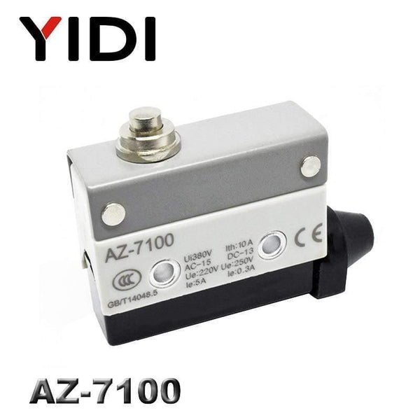 Planet Gates 200001056 AZ-7100 10A 250VAC AZ-7312 AZ-7311 AZ-7121 AZ-7310 TZ-7141 Waterproof Microswitch Travel Limit Switch Small Horizontal Roller Lever