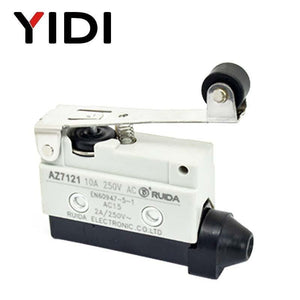 Planet Gates 200001056 AZ-7121 10A 250VAC AZ-7312 AZ-7311 AZ-7121 AZ-7310 TZ-7141 Waterproof Microswitch Travel Limit Switch Small Horizontal Roller Lever