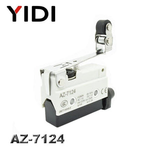 Planet Gates 200001056 AZ-7124 10A 250VAC AZ-7312 AZ-7311 AZ-7121 AZ-7310 TZ-7141 Waterproof Microswitch Travel Limit Switch Small Horizontal Roller Lever