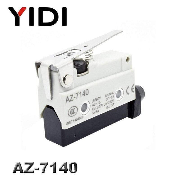 Planet Gates 200001056 AZ-7140 10A 250VAC AZ-7312 AZ-7311 AZ-7121 AZ-7310 TZ-7141 Waterproof Microswitch Travel Limit Switch Small Horizontal Roller Lever