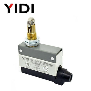 Planet Gates 200001056 AZ-7312 10A 250VAC AZ-7312 AZ-7311 AZ-7121 AZ-7310 TZ-7141 Waterproof Microswitch Travel Limit Switch Small Horizontal Roller Lever